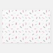 Eenvoudige Verpakking Papier Flat Sheet Set van 3 Inpakpapier Vel (Voorkant 3)