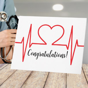 Eenvoudige verpleegkunde Medische School Afstudere Kaart