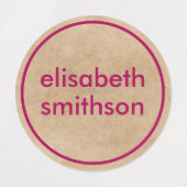 Eenvoudige verschillende kleuren Basic toevoegen J Labels (Design 2)