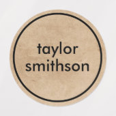 Eenvoudige verschillende kleuren Basic toevoegen J Labels (Design 1)