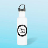 Eenvoudige vervanging van Logo en  tekst Waterfles