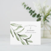 Eenvoudige viering van het verlies van het leven v briefkaart (Staand voorkant)