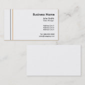 Eenvoudige visitekaartjes (Voorkant / Achterkant)