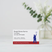Eenvoudige Visitekaartjes schilderen (Staand voorkant)