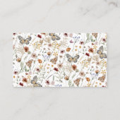 Eenvoudige Visitekaartjes van Floral (Achterkant)