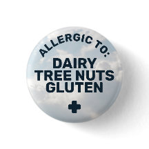 Eenvoudige voedselallergie Medische Alert Foto Ach