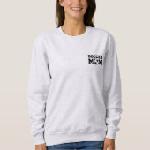 Eenvoudige Voetbal Moeder Aangepaste Achternaam &  Trui (Voorkant)