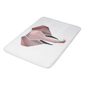 Eenvoudige vormen Geometrie Elephant Head Badmat (Gekanteld)
