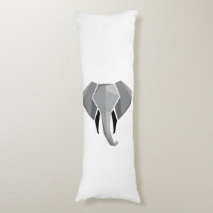 Eenvoudige vormen Geometrie Elephant Head Lichaamskussen