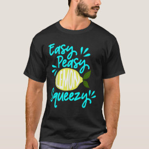 EENVOUDIGE VREEMDE LEMON SQUEEZY FUN SUMMERTIME LE T-SHIRT
