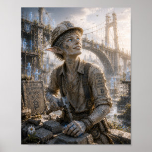Eenvoudige Vreugde / Bouwer / Grote Brug Poster