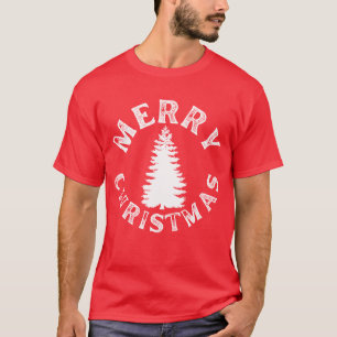 EENVOUDIGE VROLIJKE KERSTBOOM T-SHIRT