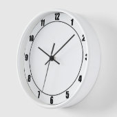 Eenvoudige wandklok 3 (Hoek)