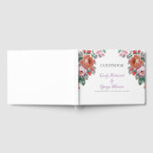 Eenvoudige watercolor bloemen gastenboek (Volledig)