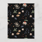 Eenvoudige waterverf bloemen 1 briefkaart (Voorkant)