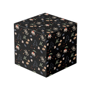 Eenvoudige waterverf bloemen 1 kubus
