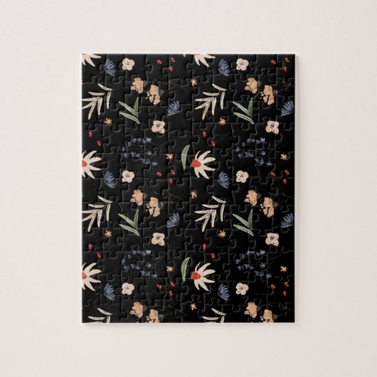 Eenvoudige waterverf bloemen 1 legpuzzel (Verticaal)