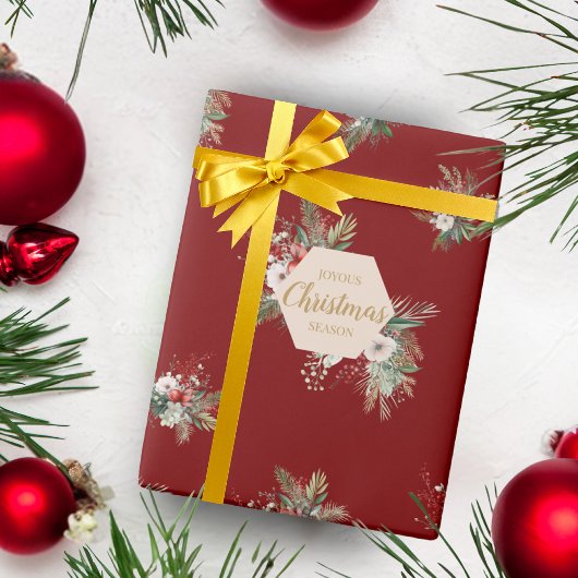 Eenvoudige Waterverf Botanische Aangepaste Groet R Cadeaupapier