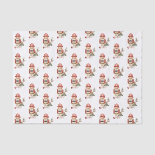 Eenvoudige Waterverf kerstmis Tissuepapier (Voorkant)