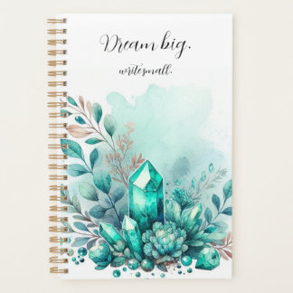 Eenvoudige Waterverf Moderne Crystal Gold Planner