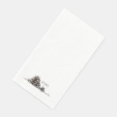 Eenvoudige Waterverf Pine Cones Blessings Servet (Hoek)