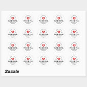 Eenvoudige weddenschap-herstelkit Kit Classic roun Ronde Sticker (Vel)