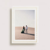 Eenvoudige weddenschap met Radiance Save the Date Folie Uitnodiging