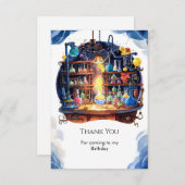 Eenvoudige Wetenschap Leuke Wetenschapper Verjaard Bedankkaart (Voorkant / Achterkant)