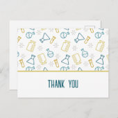 Eenvoudige Wetenschappelijke Laboratoriumapparatuu Briefkaart (Voorkant / Achterkant)