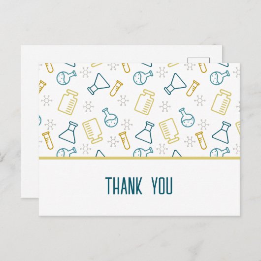 Eenvoudige Wetenschappelijke Laboratoriumapparatuu Briefkaart (Voorkant / Achterkant)