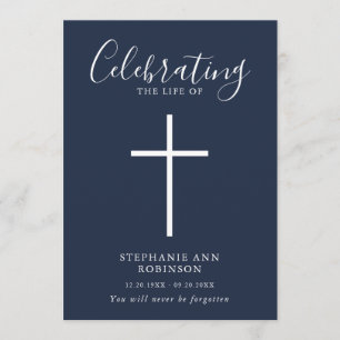 Eenvoudige White Cross Blue Memorial Orde van Serv Programma