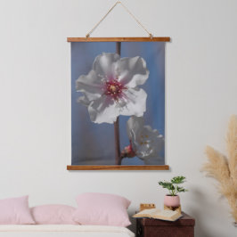 Eenvoudige White Spring Almond Tree Elegant Hangend Wandkleed