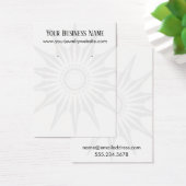 Eenvoudige White Starburst Earring Holding Display Visitekaartje (Bureau)
