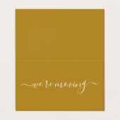 Eenvoudige wijziging in script van adreskaart visitekaartjes (Buitenkant ongevouwen)