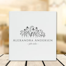 Eenvoudige Wildflowers Minimalistische Bloemen