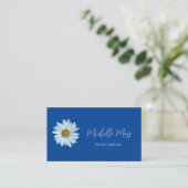 Eenvoudige witte feestdag visitekaartje (Staand voorkant)