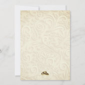 eenvoudige witte rozen kaart (Achterkant)