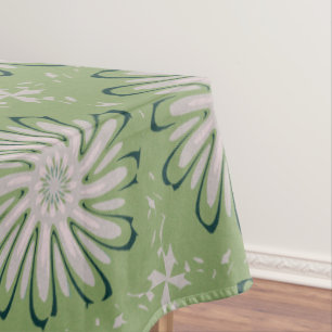 Eenvoudige witte ventilator tafelkleed