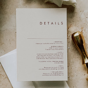 Eenvoudige woestijn   Natuurlijke witte details Informatiekaartje