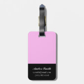 Eenvoudige woordjes bagagelabel (Achterkant verticaal)