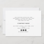 Eenvoudige zakelijke bedankt (Achterkant)