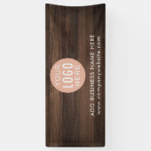 Eenvoudige zakelijke Logo en zakelijke website Spandoek (Verticaal)