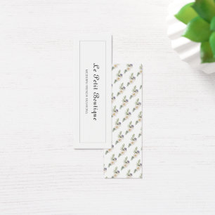 Eenvoudige Zakelijke Naam Witte Display Hangtag Mini Visitekaartjes