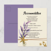 Eenvoudige zeester Accommodatie kaart (Voorkant / Achterkant)