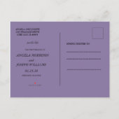 Eenvoudige zeester Bewaar de datum Aankondigingskaart (Achterkant)