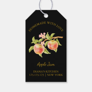 Eenvoudige zelfgemaakte Apple Jam Hang Label l Zwa Cadeaulabel
