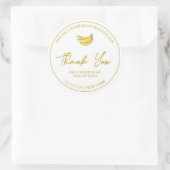 Eenvoudige zelfgemaakte bananenjam Bedankt Label (Tas)