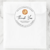 Eenvoudige zelfgemaakte cookies Bedankt Label (Tas)