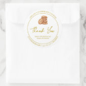 Eenvoudige zelfgemaakte cookies Bedankt Label (Tas)