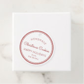 Eenvoudige zelfgemaakte goederen cadeau Labels (In situ)